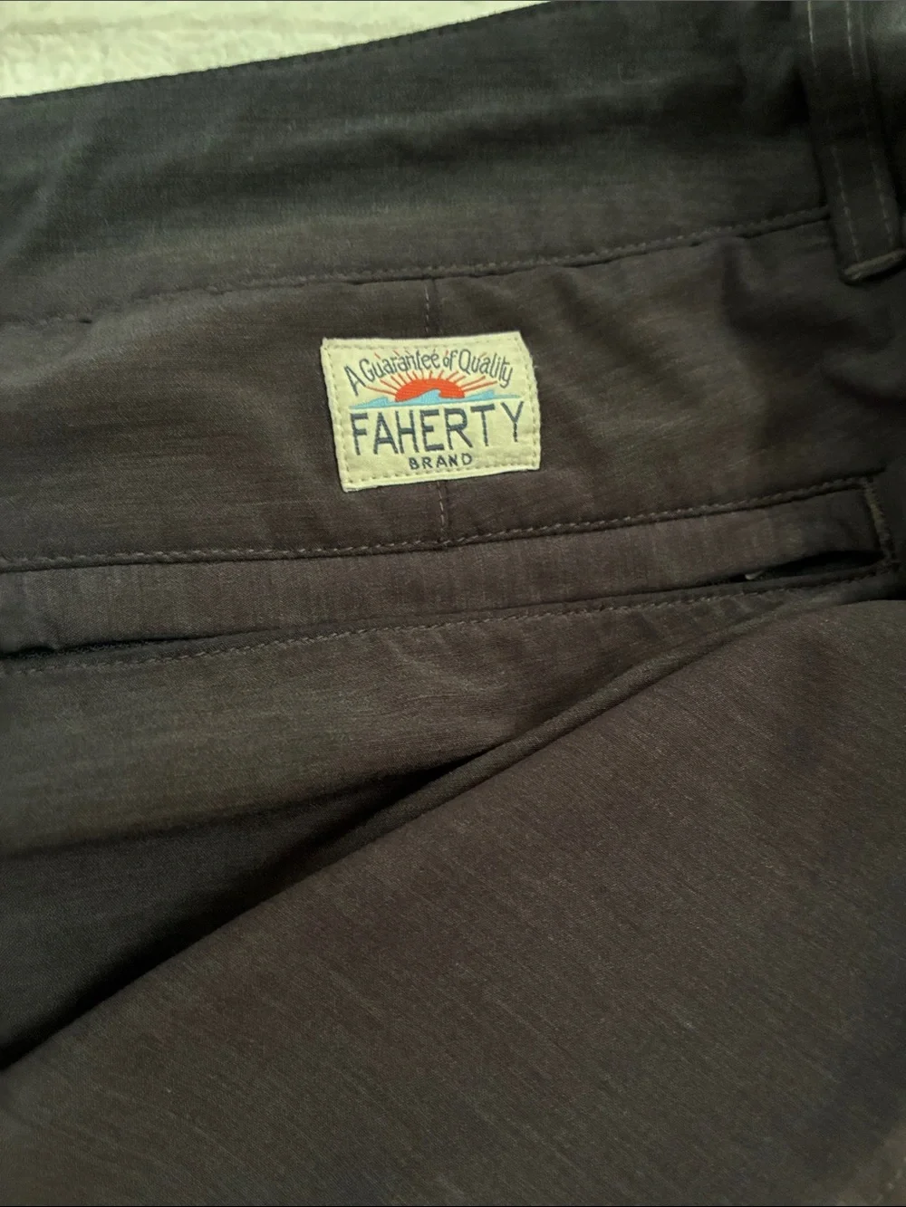 Faherty All Day 9” Eggplant Shorts